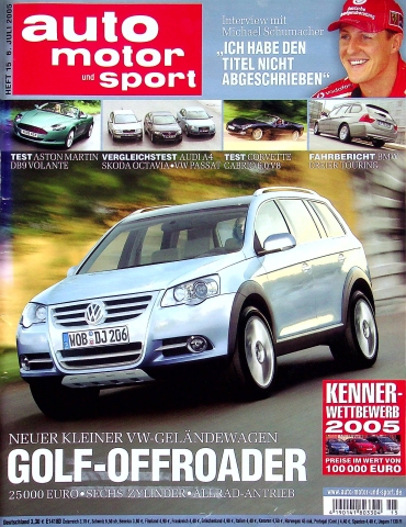Deckblatt Auto Motor und Sport (15/2005)